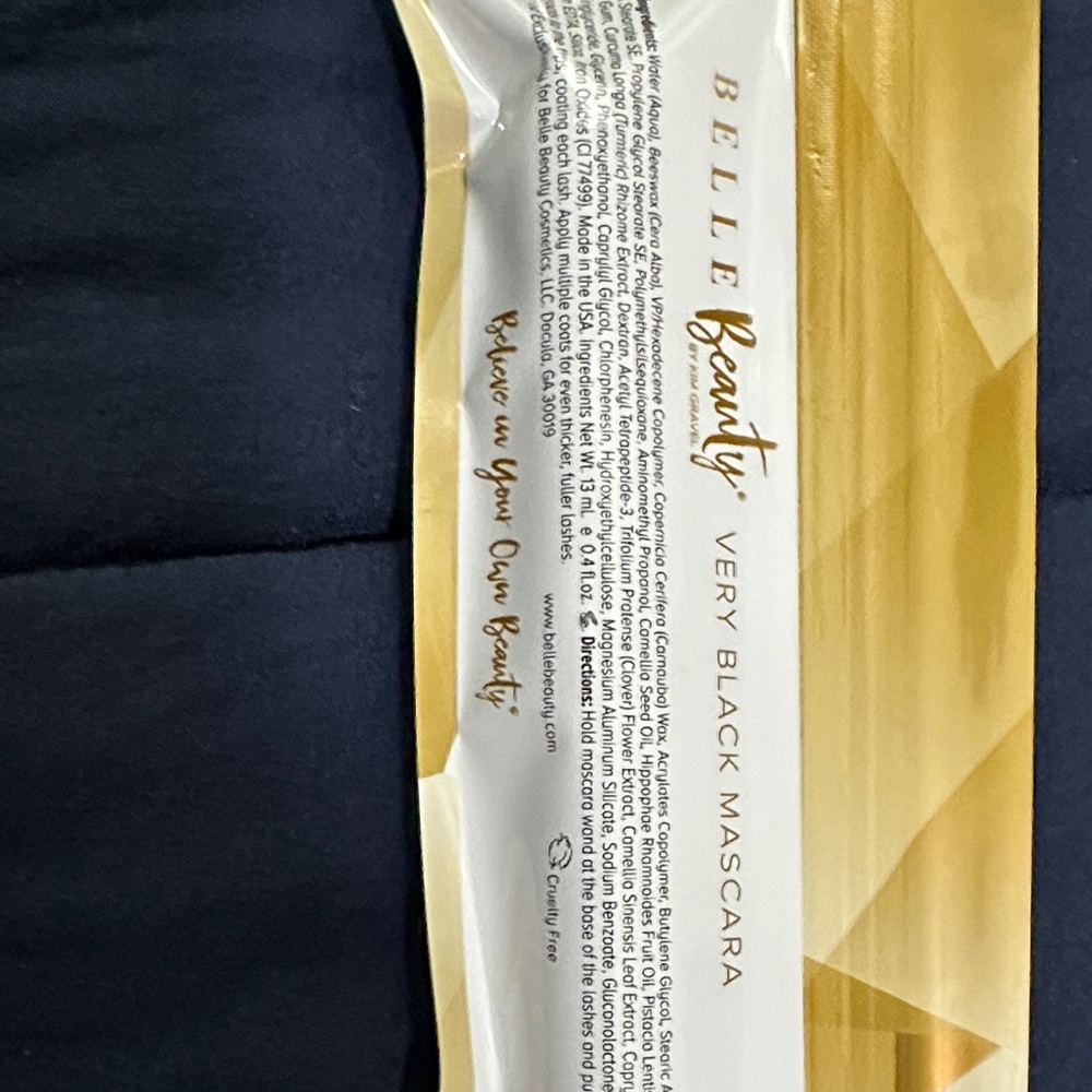 Belle by Kim Gravel Very Black Mascara